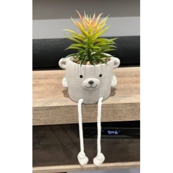 New artificial fake funny succulents in pots - small office desk decor - Picture 2 of 4